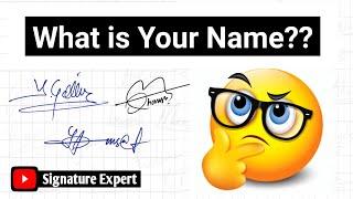  Signature Style Of My Name | How to signature your name | Signature Tips | Autograph #asmr