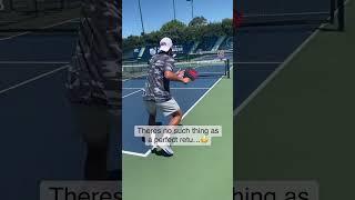 The perfect pickleball return 