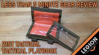 21st Tactical Tactical Playbook / Admin Arm Board - Less than 5 Minute Gear Review