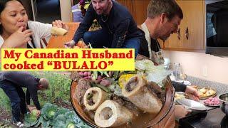 MY CANADIAN HUSBAND COOKED BULALO FOR THE FIRST TIME || PINAY-CANADIAN FAMILY