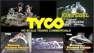 FIVE! TYCO HO TRAINS Commercials - H0 Scale Model Railroad - 1970s & 1980s Toys