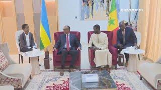 Arrivée du Président rwandais Paul Kagame, accueilli par le Président Diomaye Faye