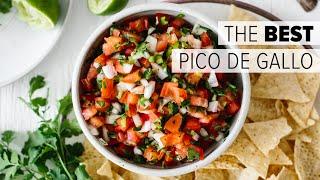 PICO DE GALLO | How to Make Authentic Mexican Salsa Recipe