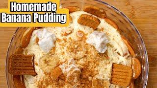 The ULTIMATE Homemade Banana Pudding Recipe - With a Splash of Rum!