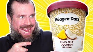 Haagen Dazs Pineapple Coconut Ice Cream | A "Tropical Island Voyage"