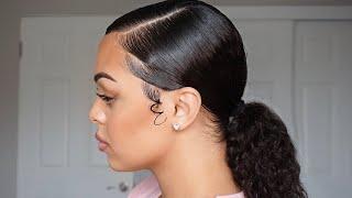 EDGES & SLEEK PONYTAIL TUTORIAL