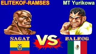 Street Fighter II': Champion Edition - ELITEKOF-RAMSES vs MT Yurikowa FT5