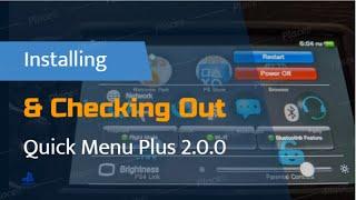 Installing A New Version Of Quick Menu Plus 2.0.0 | PS Vita Hacks |