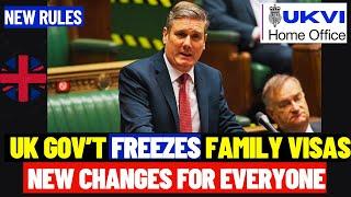 UK Government FREEZES Family Visa Salary Requirement! Game Changer!