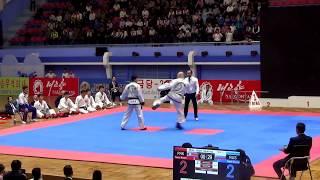 World Taekwondo Championship Pyongyang 2017 Male Team Sparring DPR Korea-Russia