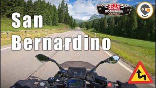 SUZUKI GSX-S 1000 GT  Yoshimura R77S slip-on exhaust sound - San Bernardino pass - Switzerland