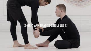 Free NOGI Technique: 2-on-1 Arm Drag to Single Leg | Cole Abate | AOJ+ aojplus.com