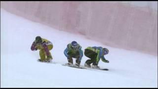 Lindsey Jacobellis - 3rd Place - Snowboard Cross World Cup Final - La Molina