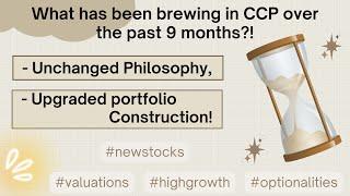 What has been brewing in CCP over the past 9 months?!