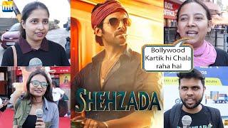 Shehzada Trailer Honest Public Review | Kartik Aaryan, Kriti Sanon | Gaiety Galaxy