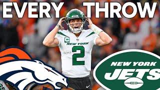 Zach Wilson EVERY THROW - Week 5 - New York Jets vs Denver Broncos Highlights