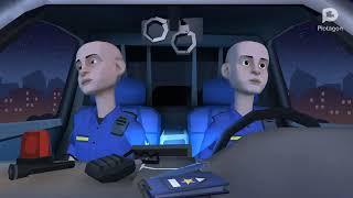 Caillou and Baillou become Cops/Grounded