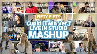 FIFTY FIFTY "Cupid" (Twin Ver.) - LIVE IN STUDIO Reaction Mashup