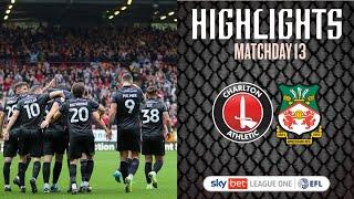 HIGHLIGHTS | Charlton Athletic vs Wrexham AFC
