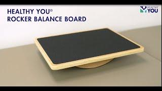 Overview and How to Use the Healthy You® Rocker Balance Board