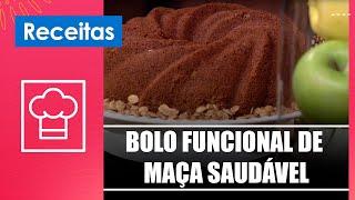 Aprenda a fazer bolo funcional de maça saudável com a nutricionista Clariana Colaço - 24/09/24