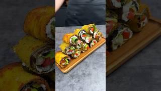 Хит сезона!! Самые вкусные ролы из баклажанов!! #shorts