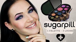 Sugarpill Black Capsule Palette - 3 Looks & Review