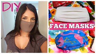 DIY FACE MASKS (No Sewing Required) | SIMPLE & EASY