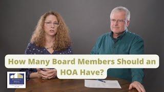 How Many Board Members Should an HOA Have?