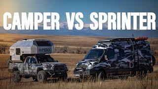 TRUCK CAMPER vs SPRINTER VAN | Which is better?