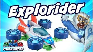 PJ Masks: Power Heroes - New Update Vehicle The Explorider Pack !!