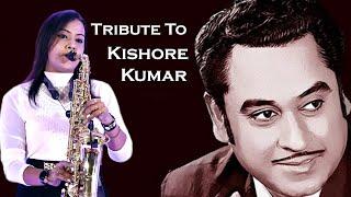 Saxophone Music Tribute To Kishore Kumar Birthday || O Hansini Meri Hansini - Saxophone Queen Lipika