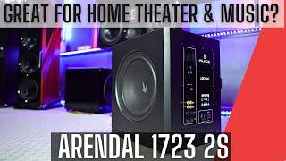 Small Package, Big Bass! Demos, MEASUREMENTS and Full REVIEW! Arendal 1723 2S Sealed Subwoofer!