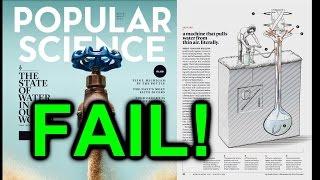 eevBLAB #30  - Popular Science FAIL! (WaterSeer Debunk)