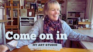 Inside My DREAM ART STUDIO || Paints, Palettes, Plein Air Easels & Inspiring Treasures