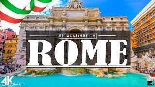 Beautiful Rome 4K • Relaxing Italian Music, Instrumental Romantic • Video 4K UltraHD