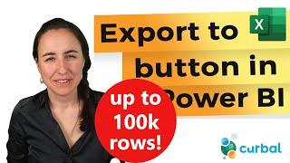 Export from Power BI to Excel up to 100k rows | Run a query against a dataset