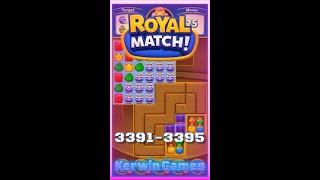 Royal Match Level 3391 3392 3393 3394 3395 - No Boosters Gameplay