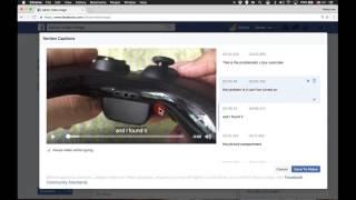 How to Add Facebook Video Subtitles aka Closed Captioning | VIDEOLANE