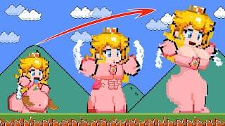 How Princess PEACH's Journey From Obesity To Beautiful Body Was | 8 bit Cartoon Animation