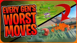 The Worst Pokemon Moves in Every Generation