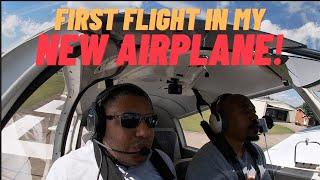 First Flight in the New Airplane!