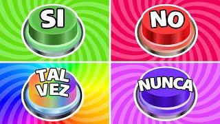 PICK A BUTTON  YES, NO, MAYBE or NEVER  QUIZ MADNESS