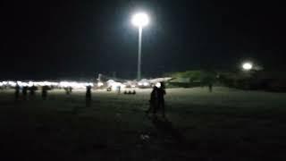 Bakkhali sea beach at night