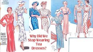 1930s Tea Dresses - Sewing Patterns for the Fashion that Defined an Era