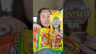 trying EVERY Reese's Egg I could find...  #reeses #easter #candy #eastercandy