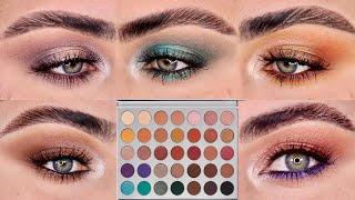 5 LOOKS 1 PALETTE! FIVE EYE LOOKS WITH THE JACLYN HILL X MORPHE PALETTE!