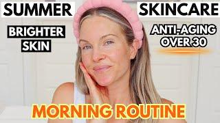 MY MORNING ANTI-AGING SKINCARE ROUTINE - A.M. SUMMER SKINCARE ROUTINE USING VITAMIN C