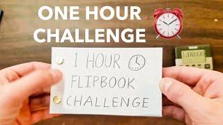 1 HOUR FLIPBOOK CHALLENGE  |  Andymation Flipbook Kit  |  EmchKidsVids  @andymation