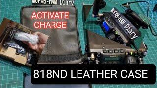 YAESU FT 818ND 2023 Leather Case & Charge activate